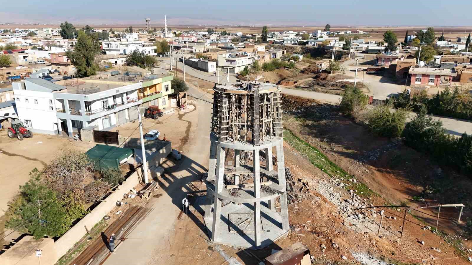 MARSU 37 yıllık ayaklı su deposunun yerine yenisini inşa etti
