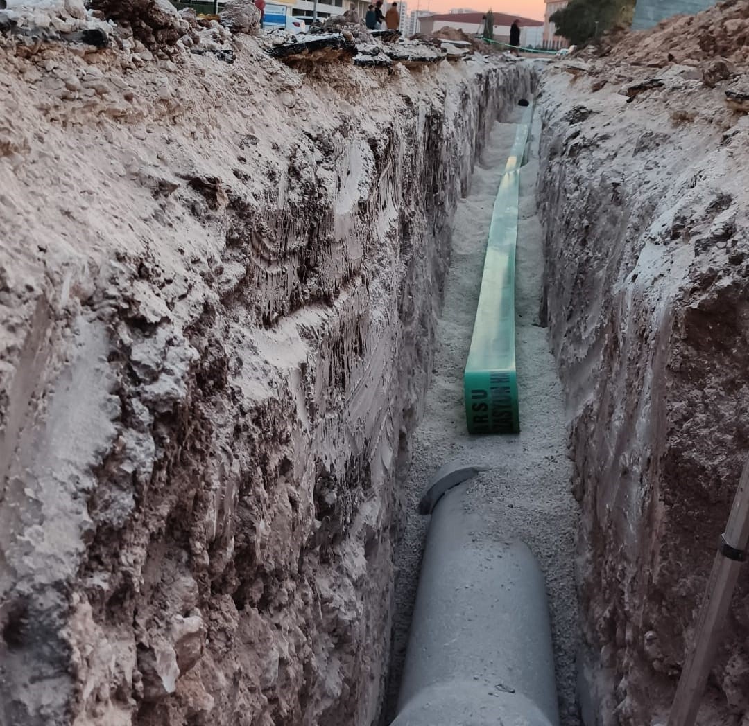MARSU, bir mahallede daha atık su sorununu çözüme kavuşturdu
