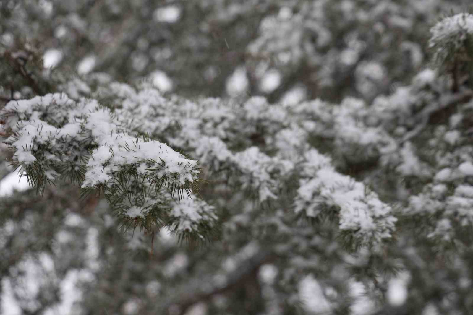 Mart ayında Elazığ’a kar sürprizi
