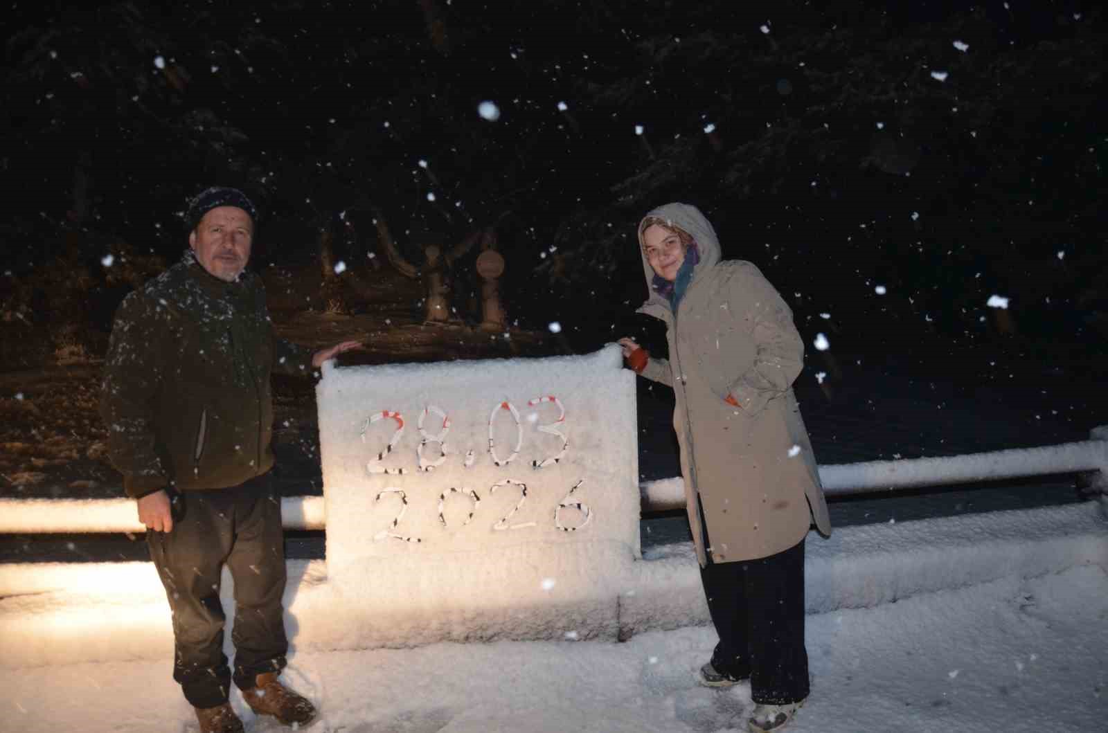 Mart bitmeden Spil’e kar sürprizi
