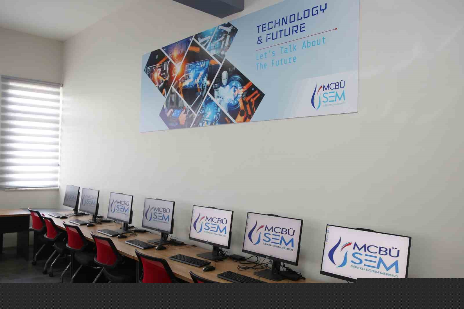 MCBÜSEM’de yeni bilgisayar laboratuvarı hizmete açıldı
