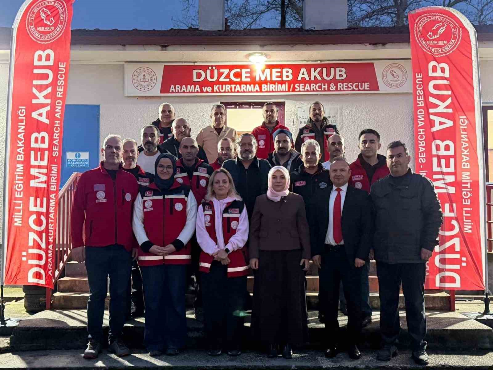 MEB AKUB Arama Kurtarma Ekibinin eğitim ve kamp alanına ziyaret
