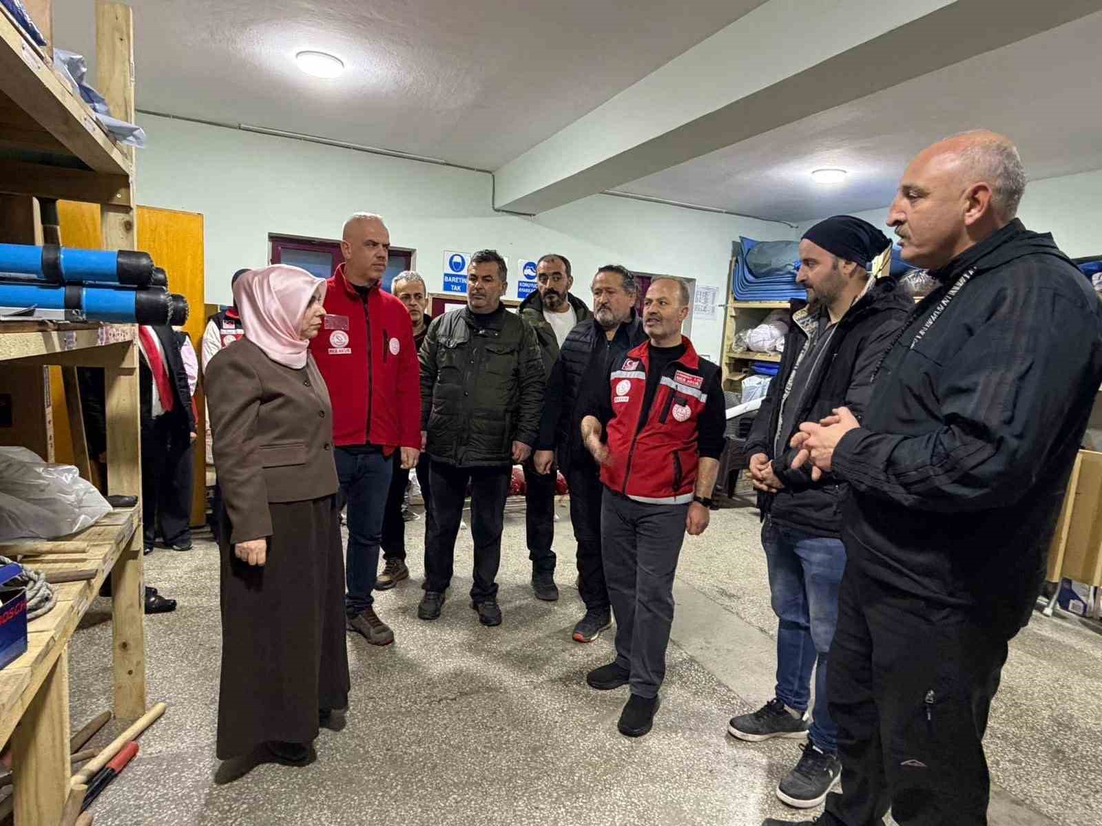 MEB AKUB Arama Kurtarma Ekibinin eğitim ve kamp alanına ziyaret
