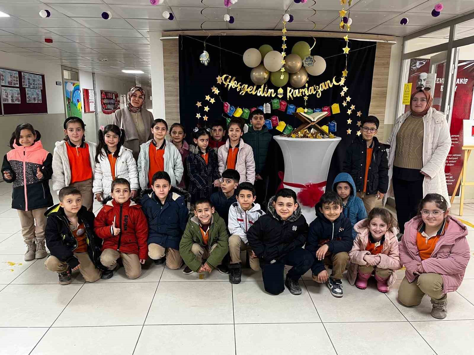 Mehmet Akif Ersoy İlkokulu’nda Ramazan etkinlikleri
