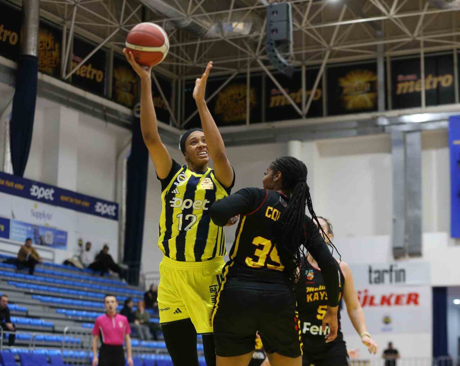 Melikgazi Kayseri Basketbol, Fenerbahçe’ye farklı kaybetti
