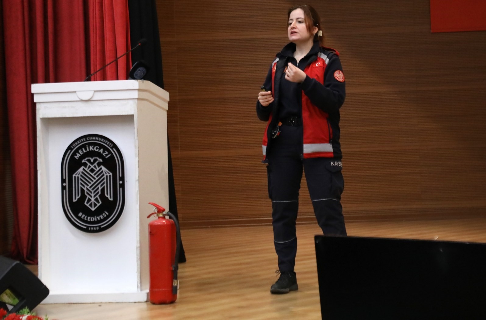 Melikgazi personeli yangınlara karşı bilgilendirildi
