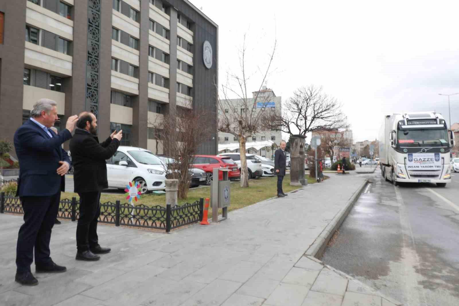 Melikgazi’nin yardım eli yine Gazze’ye uzandı
