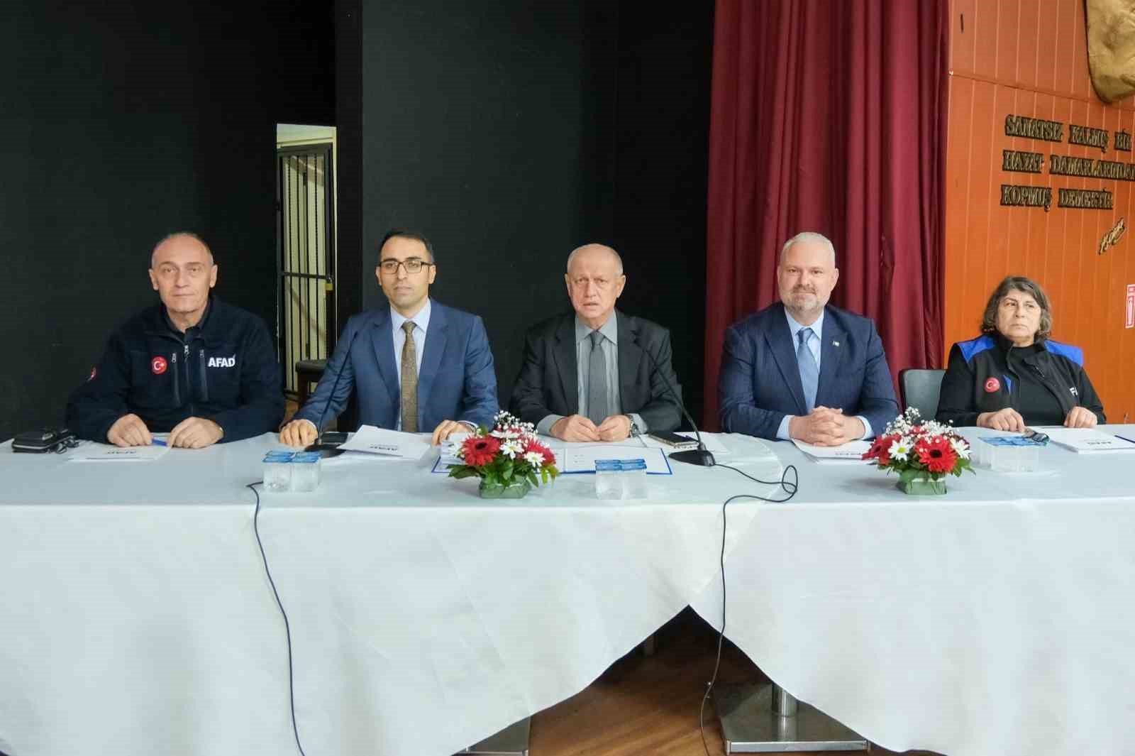 Menemen’de ‘afet’ toplantısı
