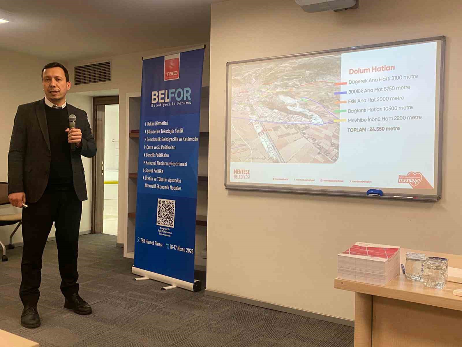 Menteşe Belediyesi’nden Ankara’da sürdürülebilir su yönetimi sunumu
