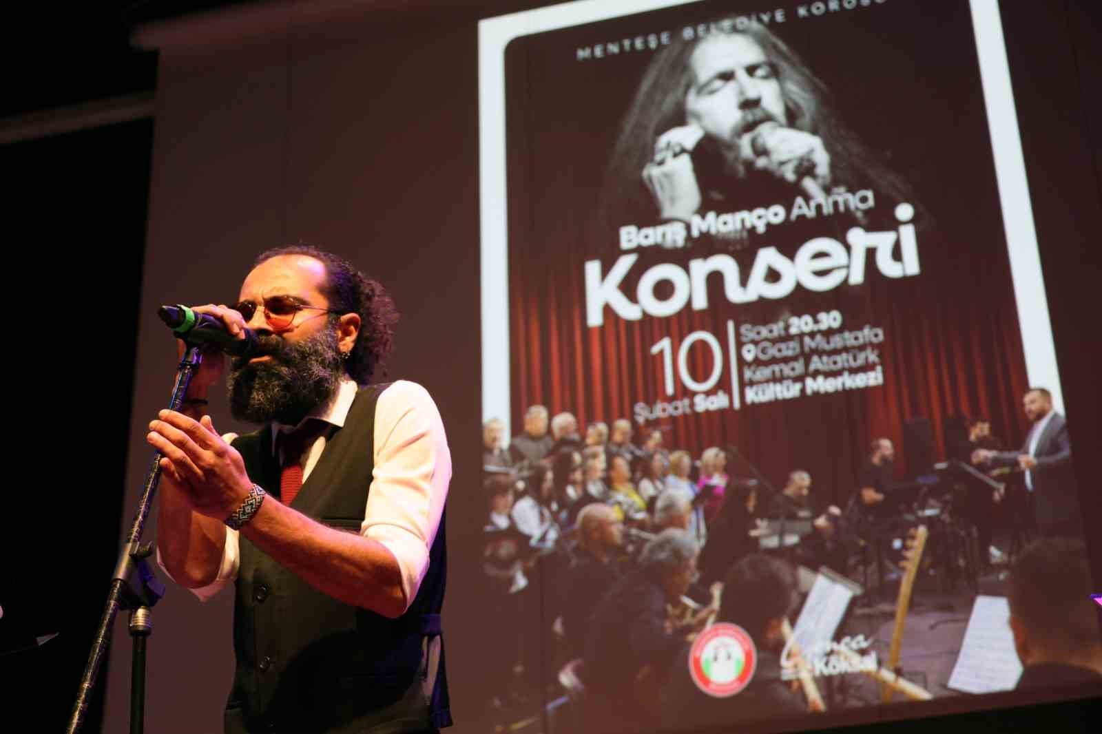 Menteşe Korosu Barış Manço’yu konser ile andı
