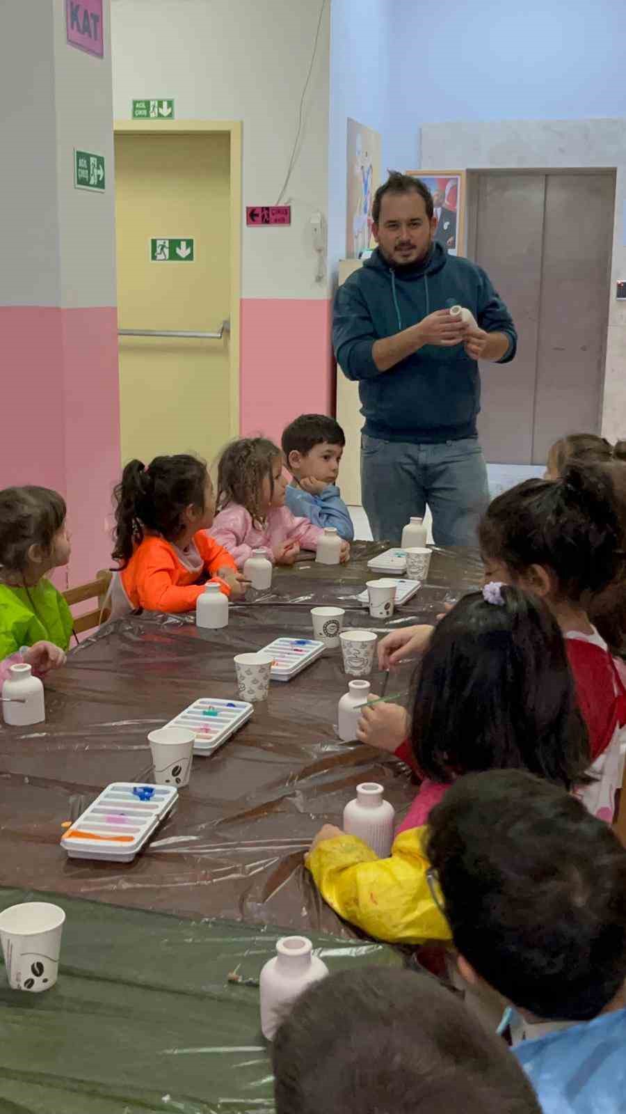 Menteşe’de sanat rüzgarı "Her çocuk için bir sanat"
