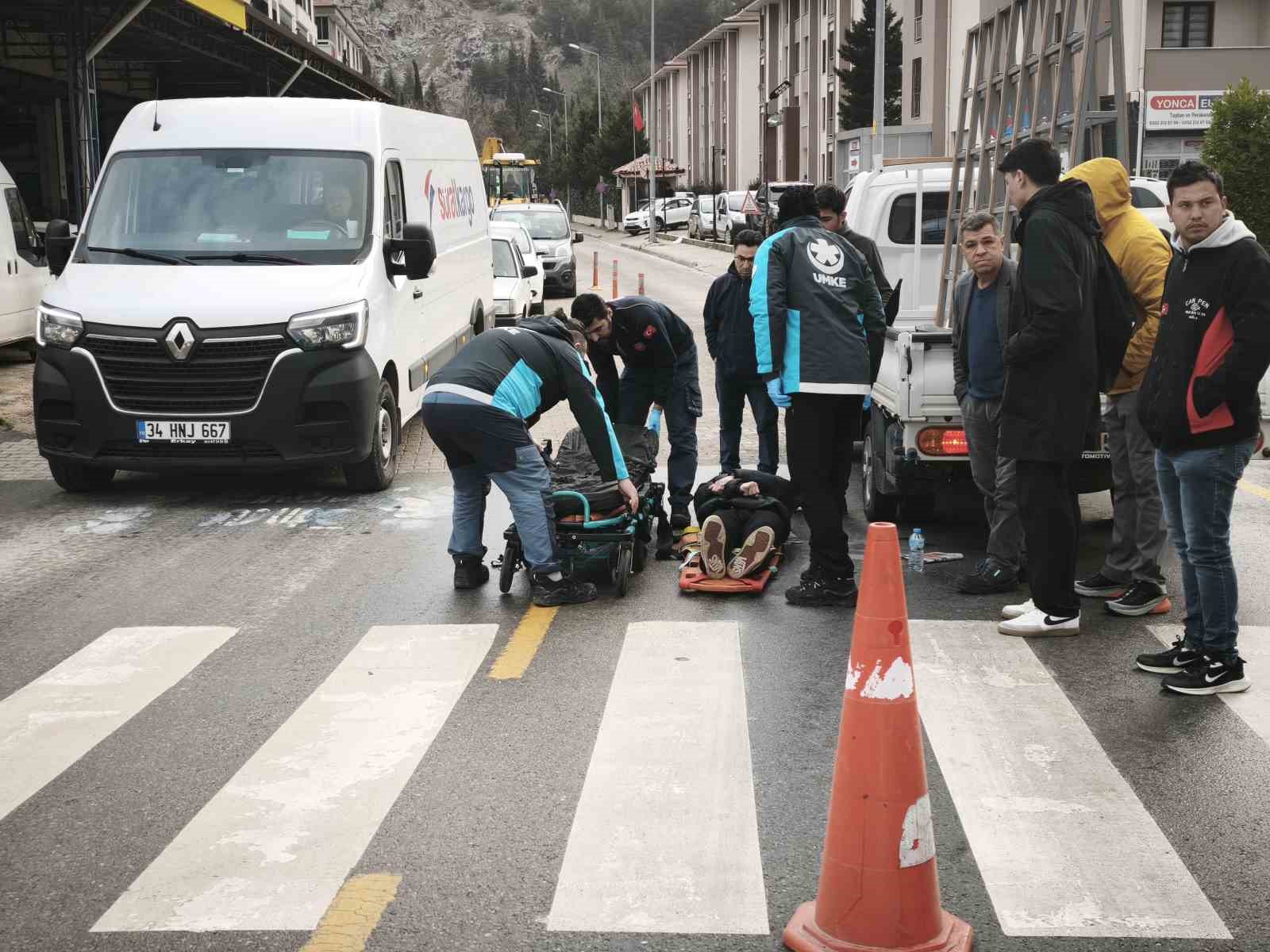 Menteşe’de trafik kazası:1 yaralı
