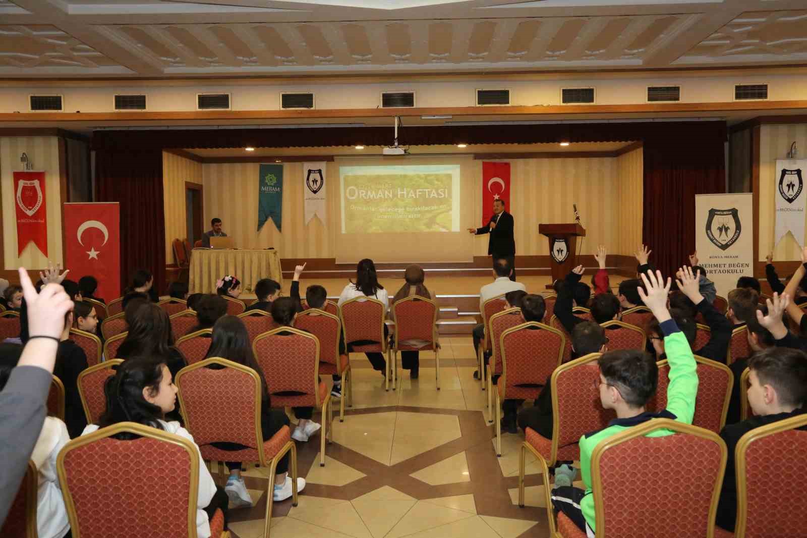 Meram Belediyesi’nden çocuklara yönelik örnek çevre etkinliği
