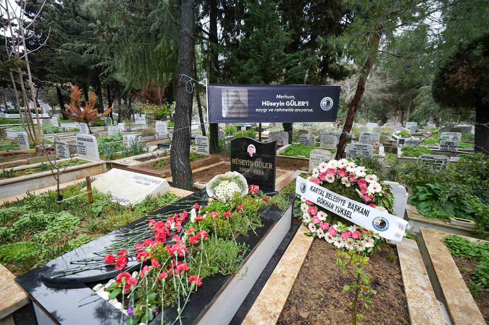 Merhum Hüseyin Güler vefatının ikinci yılında Kartal’da mezarı başında anıldı
