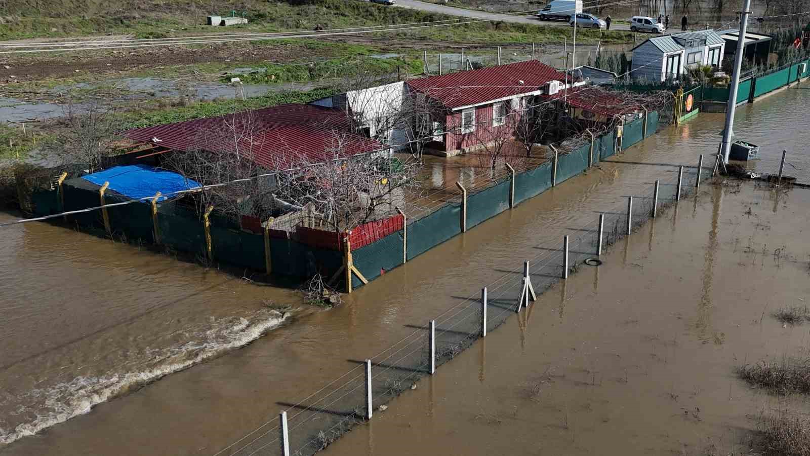 Meriç Nehri taştı, tarım arazileri ve yerleşim alanları sular altında kaldı
