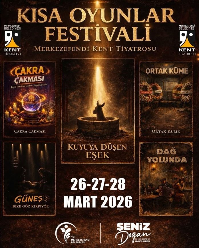 Merkezefendi Kent Tiyatrosu Kısa Oyunlar Festivali ile sanatseverleri buluşturuyor
