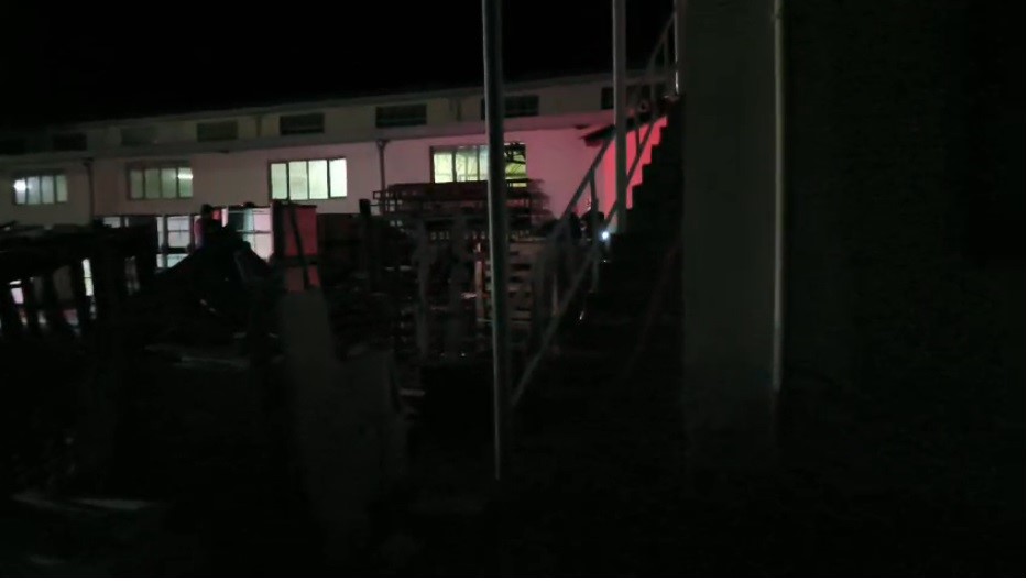 Mermer fabrikasında yangın çıktı
