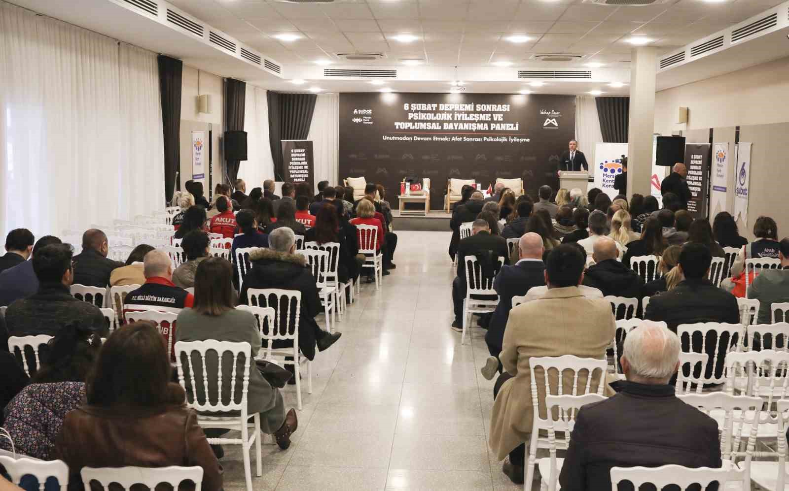 Mersin’de depremlerinin psikolojik etkileri ele alındı
