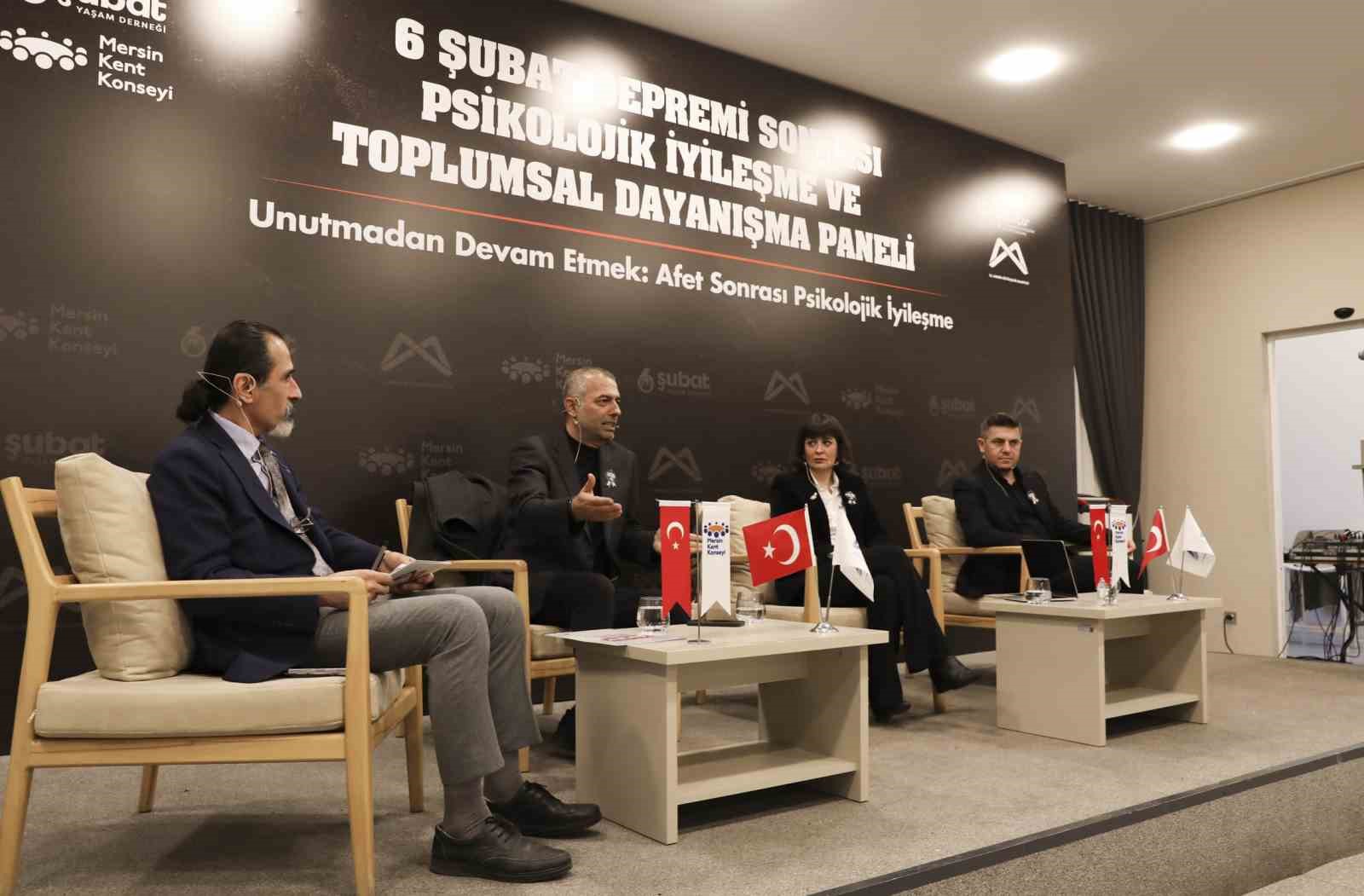 Mersin’de depremlerinin psikolojik etkileri ele alındı
