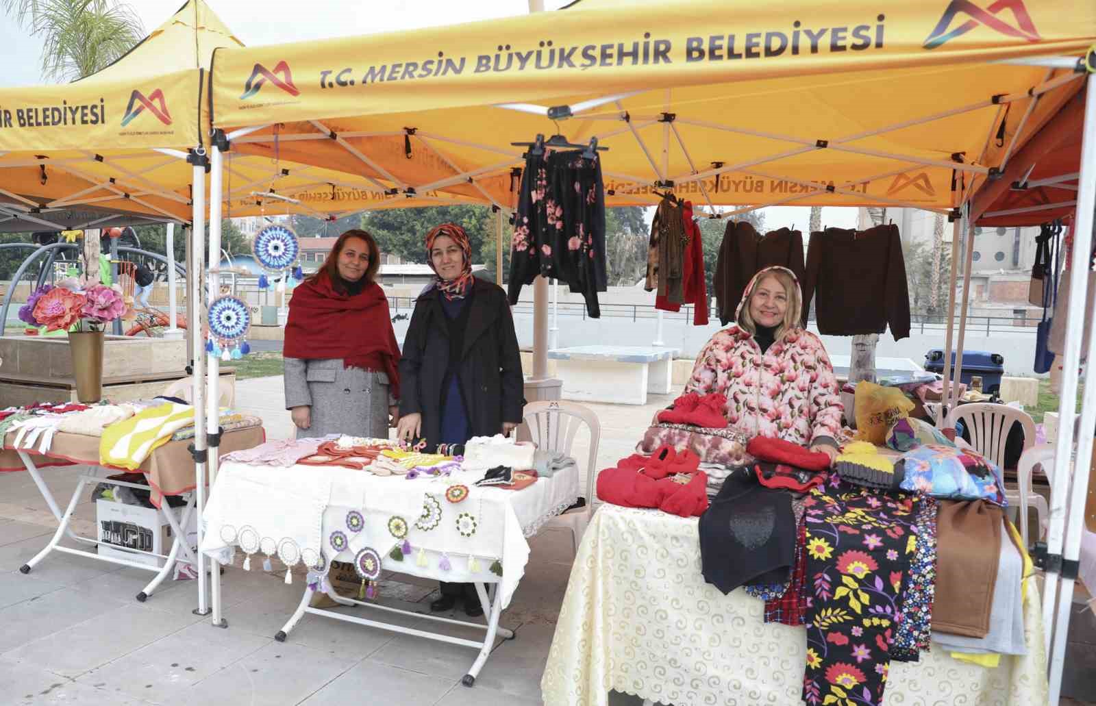 Mersin’de kadın emeği Kent Meydanında değer buluyor
