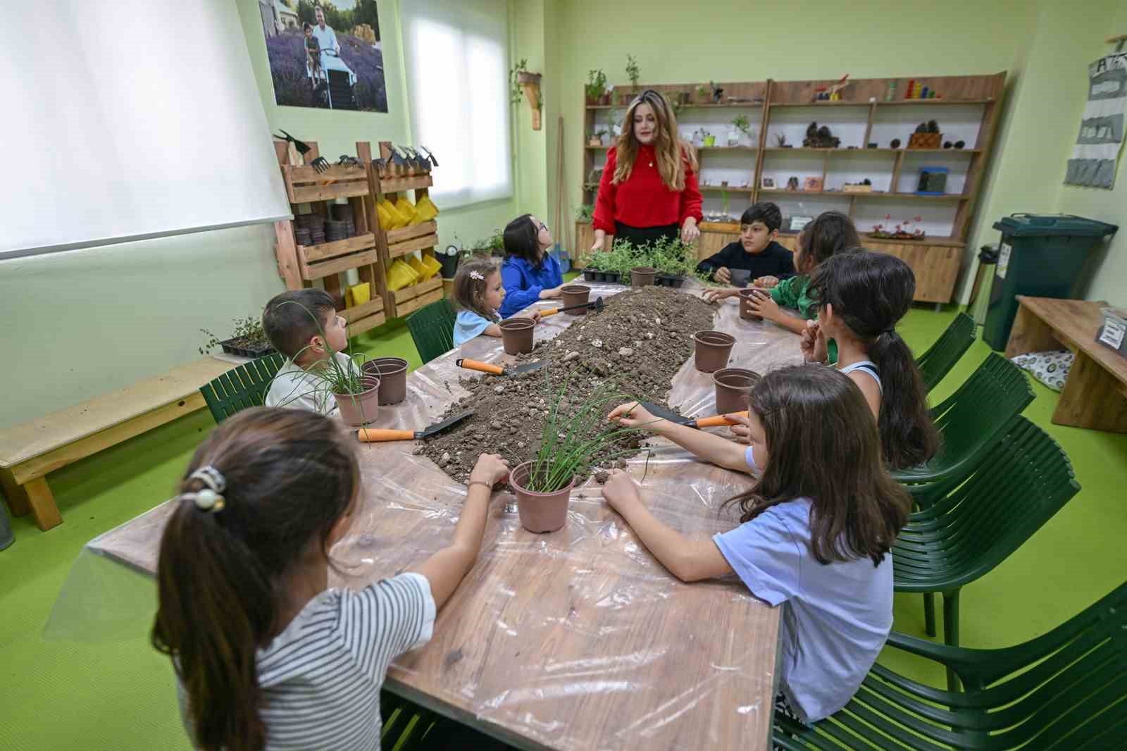 Mersin’de minikler Doğa Atölyesinde toprakla buluşuyor
Mersin’de minikler Doğa Atölyesinde toprakla buluşuyor