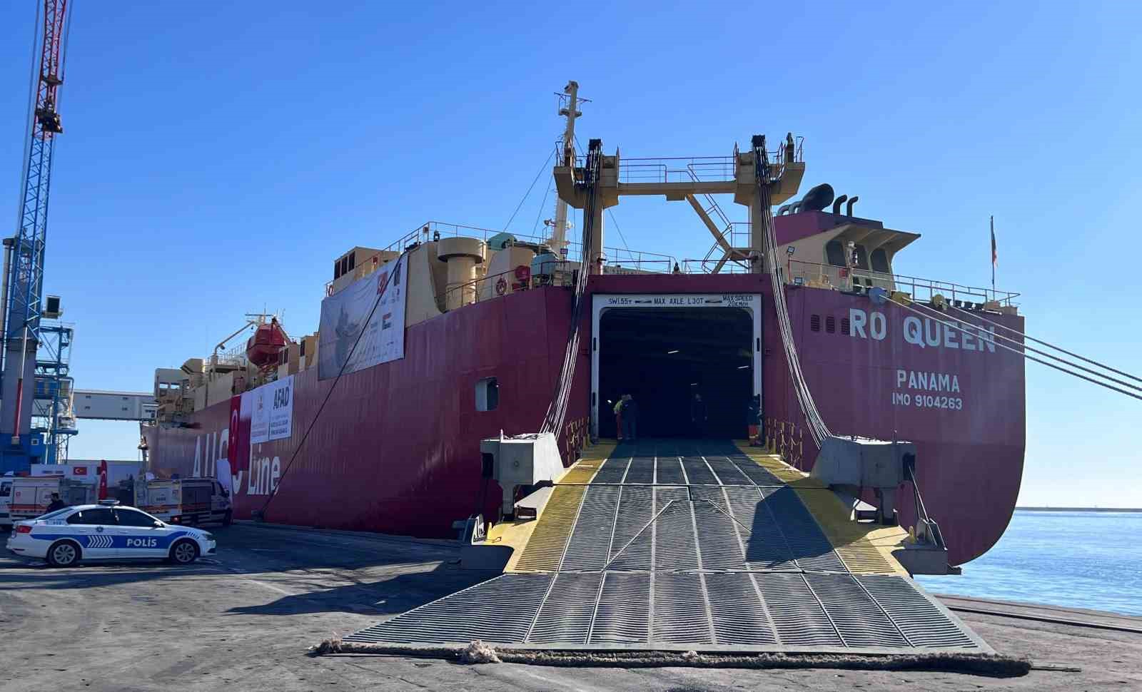 Mersin’den Sudan’a 6. İyilik Gemisi uğurlandı
Mersin’den Sudan’a 6. İyilik Gemisi uğurlandı