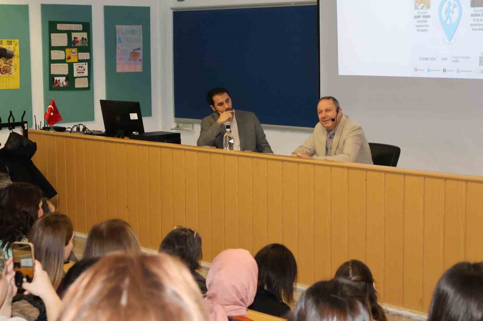 Mesleğin ustası öğrencilerle tecrübelerini paylaştı
