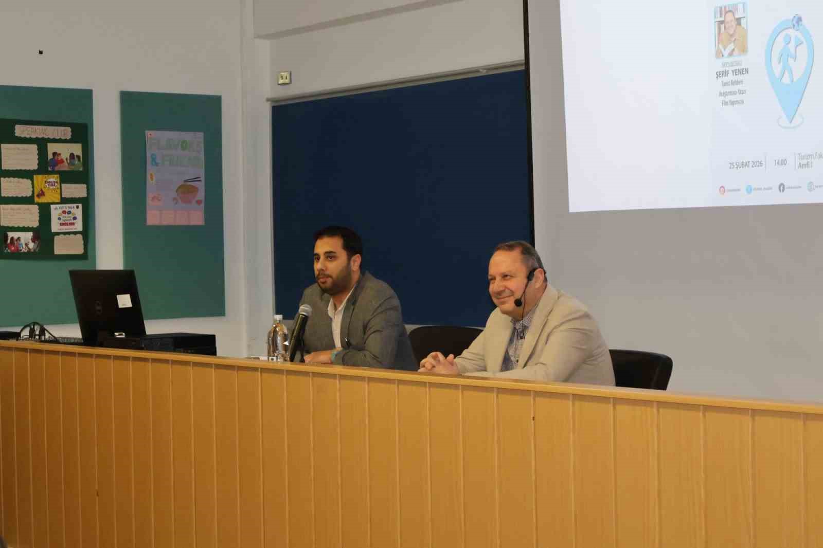 Mesleğin ustası öğrencilerle tecrübelerini paylaştı
