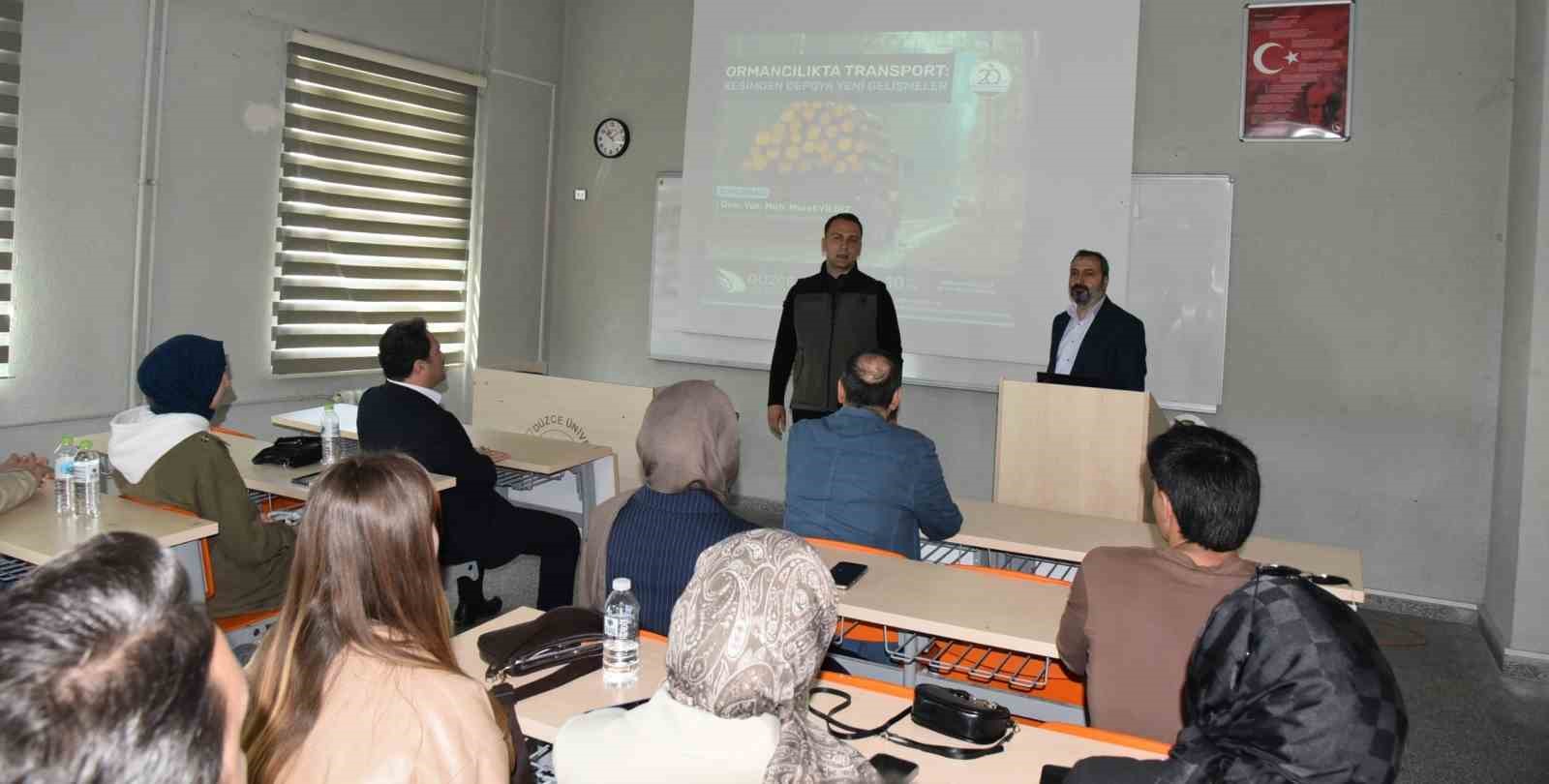 Mesleki gelişmeleri sahadan gelen uzmanlar anlattı
