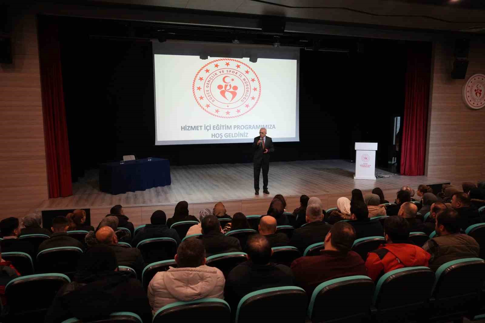 Mesleki hizmet içi eğitimler sürüyor
Mesleki hizmet içi eğitimler sürüyor