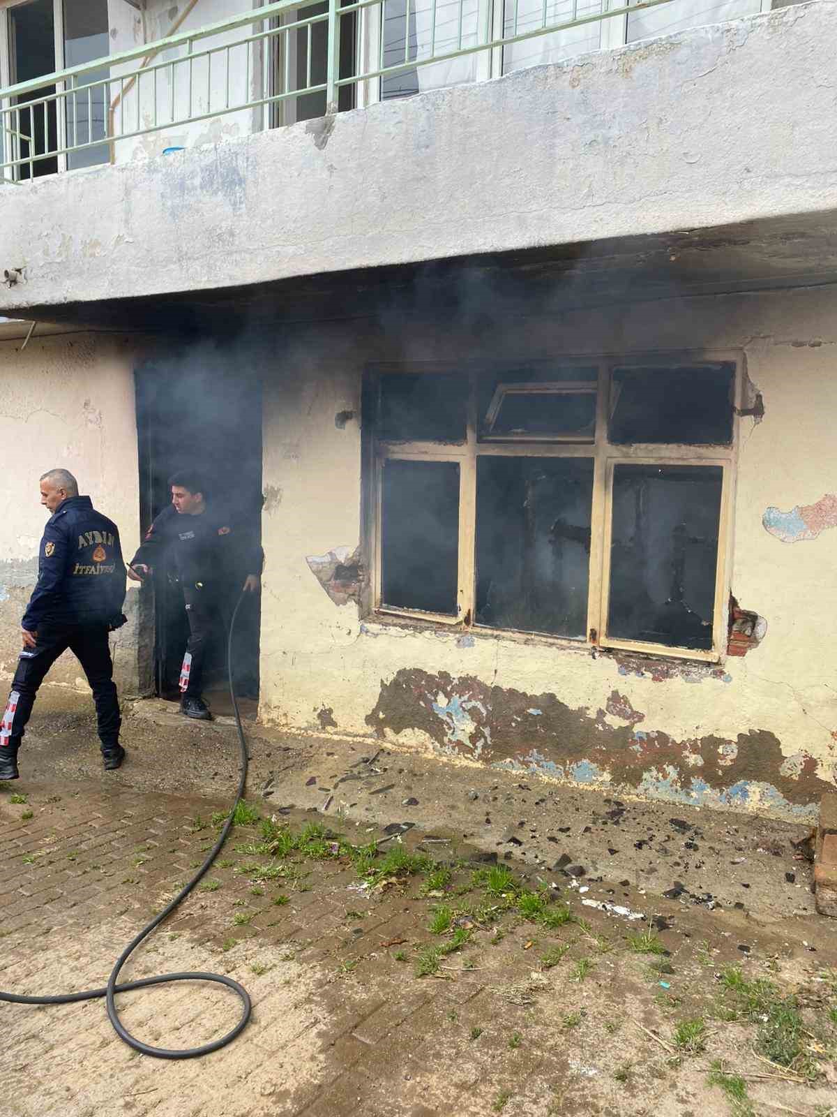 Metruk binada çıkan yangın, ekipleri harekete geçirdi
