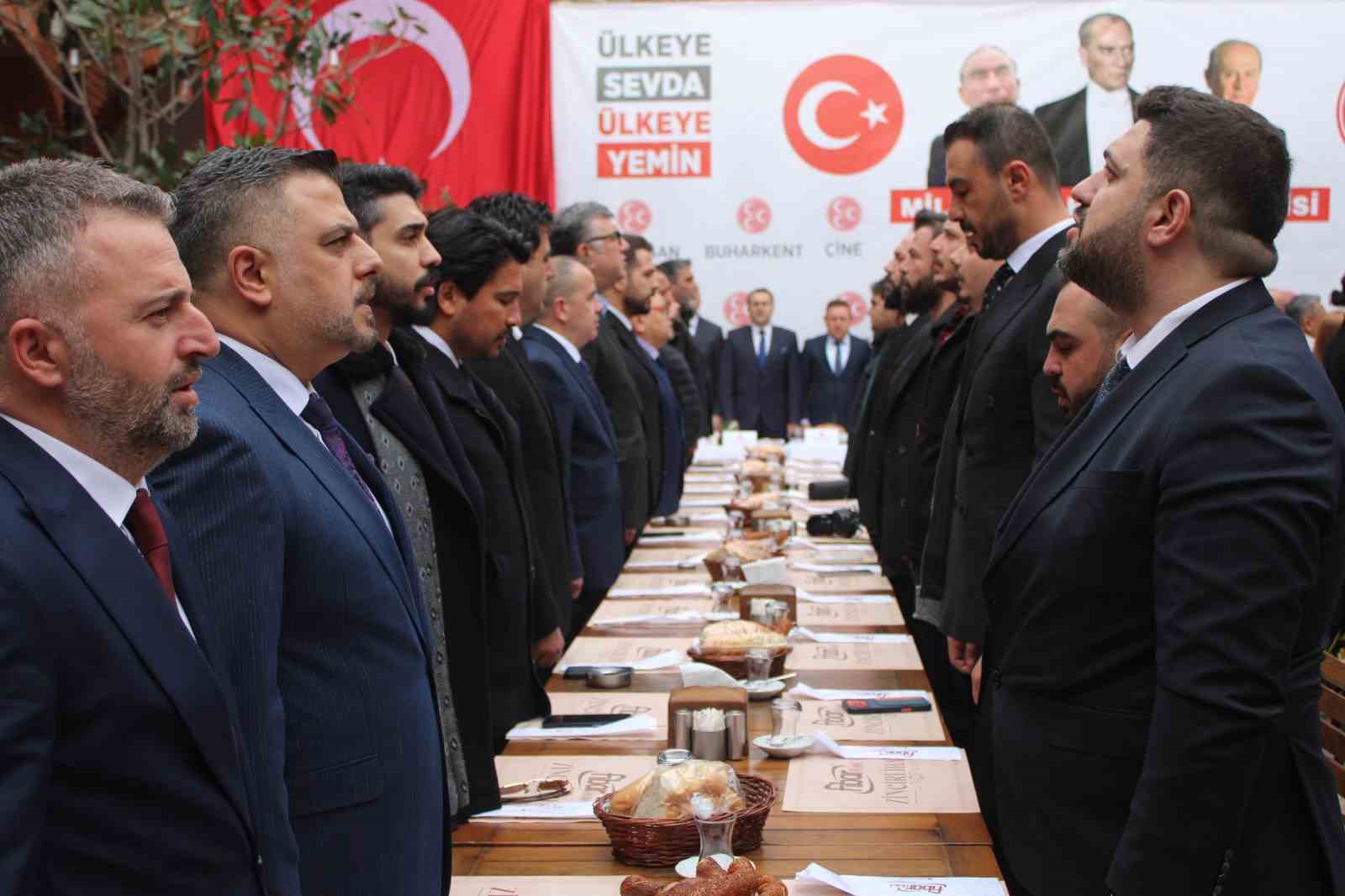 MHP Aydın’da yeni yönetim tanıtıldı
