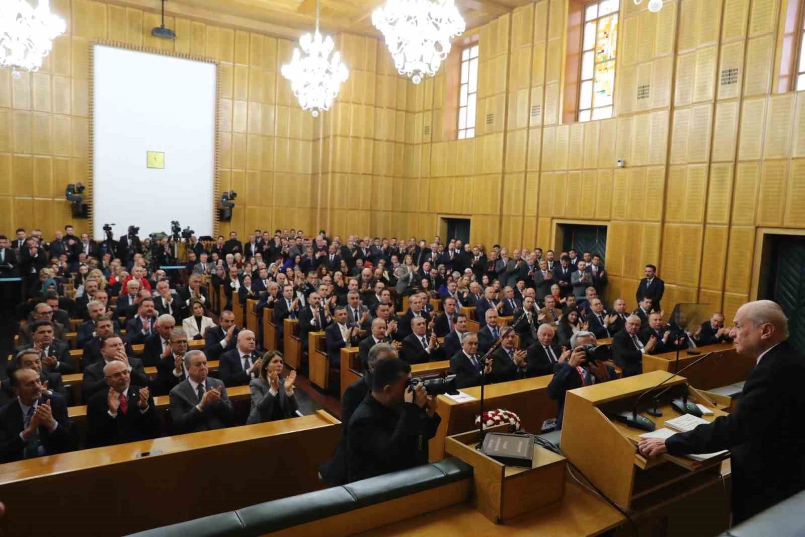 MHP Genel Başkanı Bahçeli: "ABD’nin olağanüstü askeri yığınağı tehlikenin cesameti hakkında az çok fikir vermektedir"
