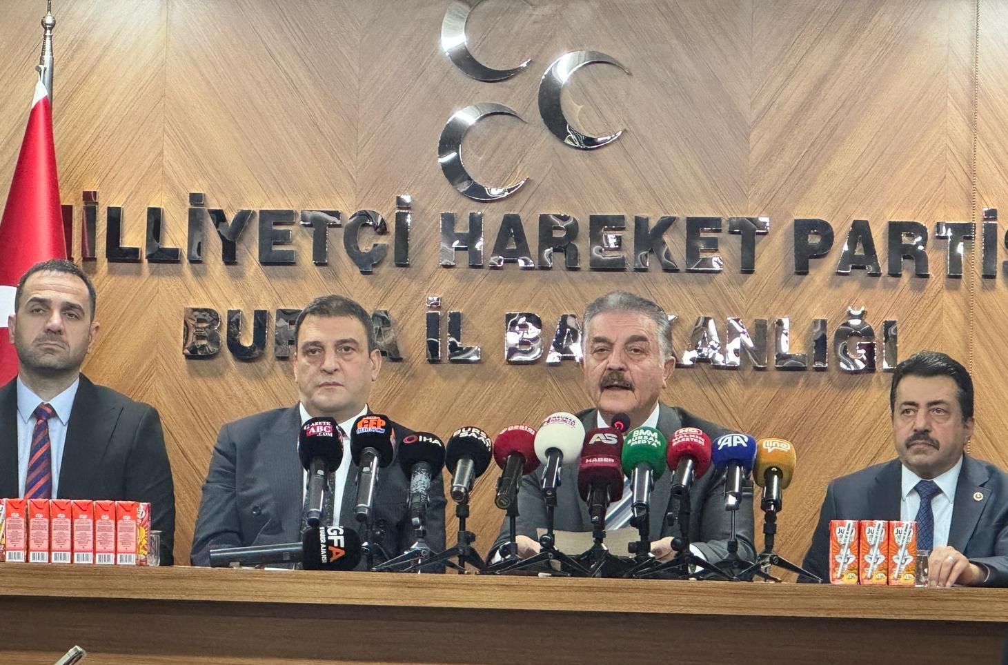 MHP Genel Sekreteri Büyükataman: "Terörsüz Türkiye, MHP’nin devlet aklıyla ortaya koyduğu milli hedeftir"
MHP Genel Sekreteri Büyükataman: "Terörsüz Türkiye, MHP’nin devlet aklıyla ortaya koyduğu milli hedeftir"
