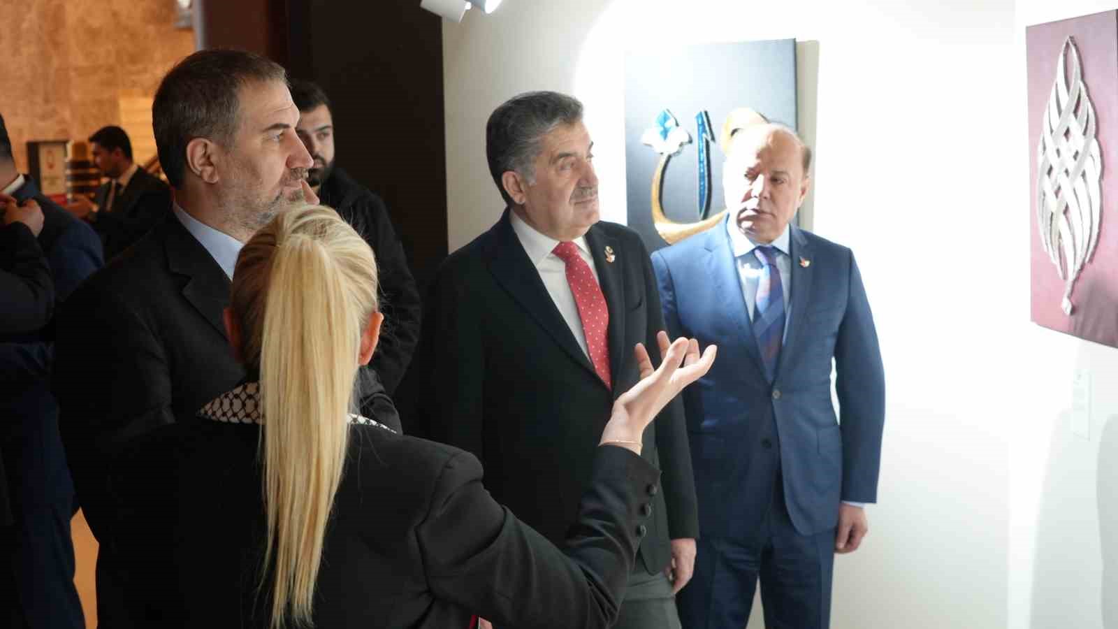 Millet Kütüphanesi’nde ’Gazze’ temalı filografi sergisi açıldı
