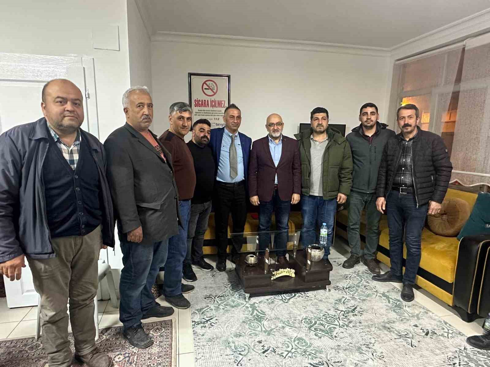 Milletvekili Cıngı, bina görevlileri ile bir araya geldi
