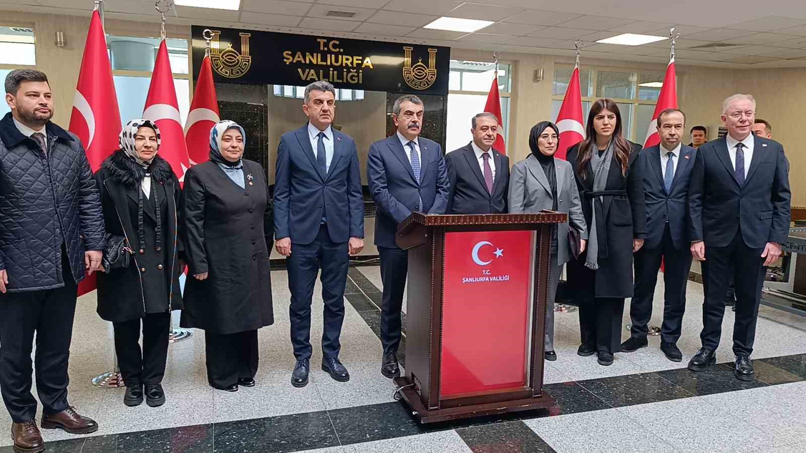 Milli Eğitim Bakanı Yusuf Tekin Şanlıurfa’da
