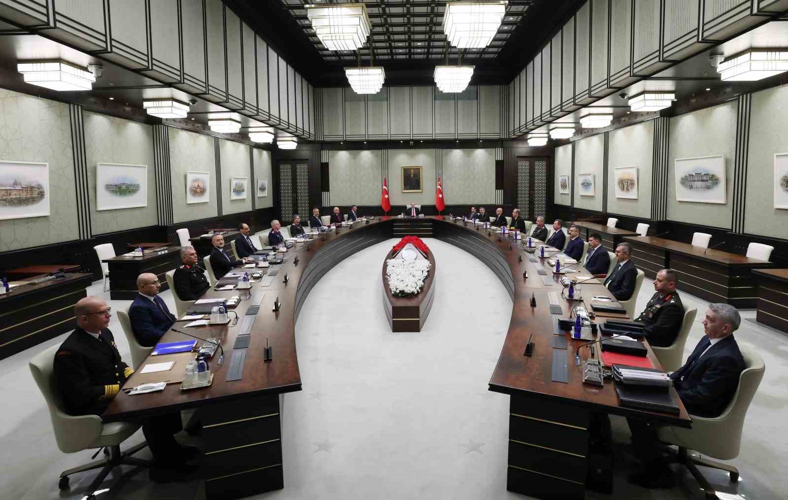 Milli Güvenlik Kurulu, Cumhurbaşkanı Recep Tayyip Erdoğan’ın başkanlığında toplandı.
