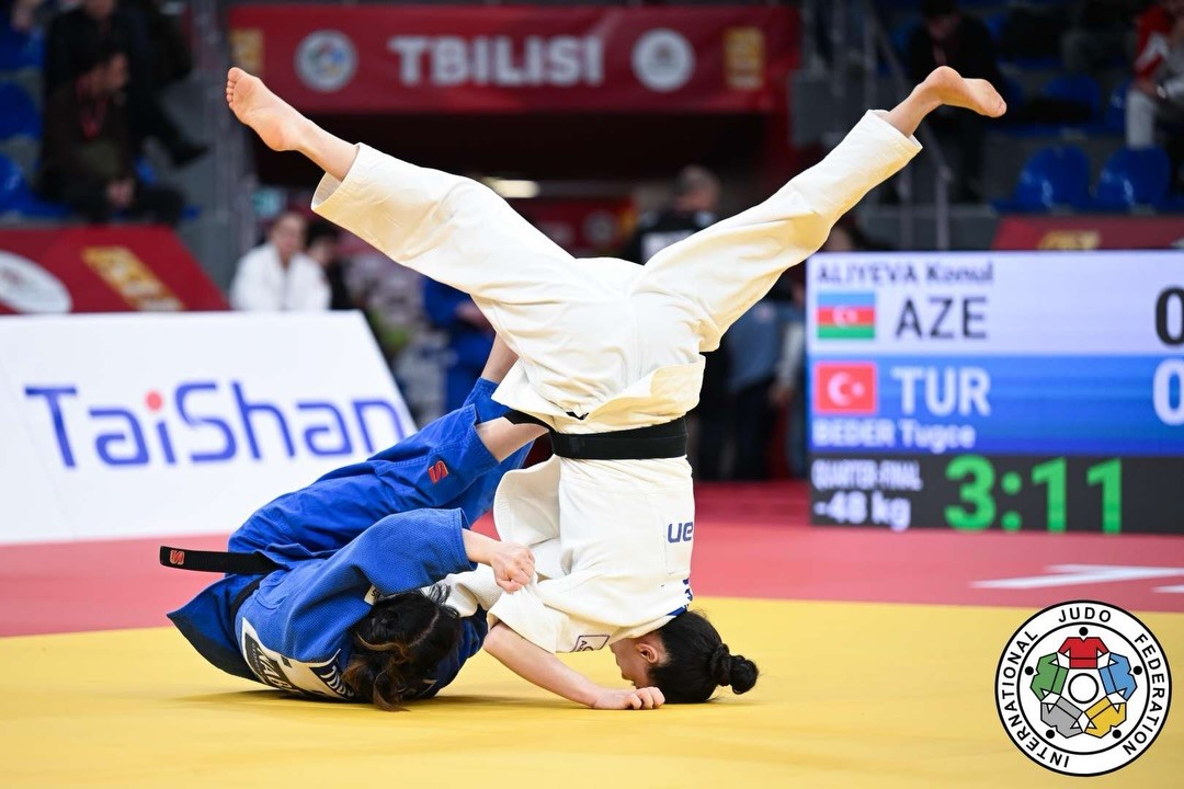 Milli judocu Tuğçe Beder, Tiflis Grand Slam’de altın madalya kazandı
