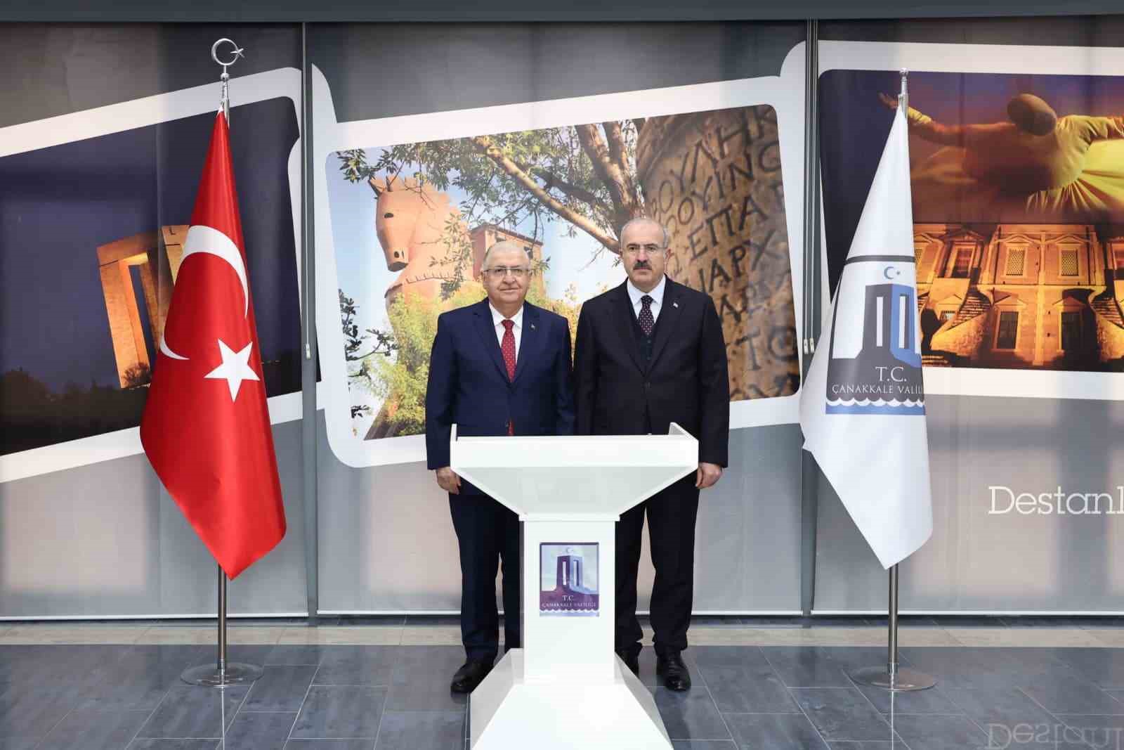 Milli Savunma Bakanı Yaşar Güler, Çanakkale Valiliğini ziyaret etti
