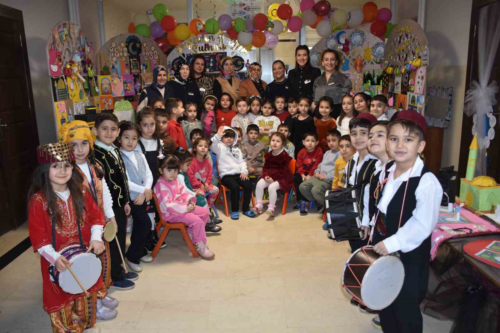 Miniklerin "Hoş Geldin Ramazan" etkinliği göz doldurdu
