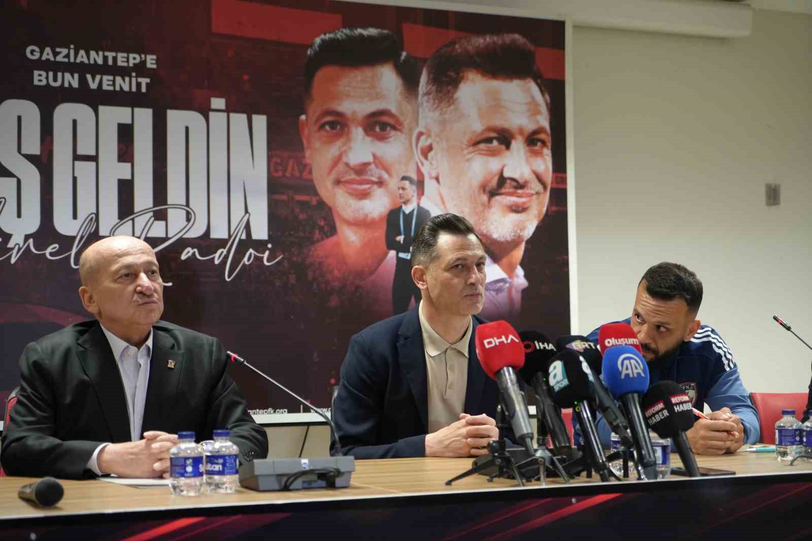Mirel Radoi, Gaziantep FK’daki görevine iddialı başladı: "Türkiye’ye meydan okumaya geldim"

