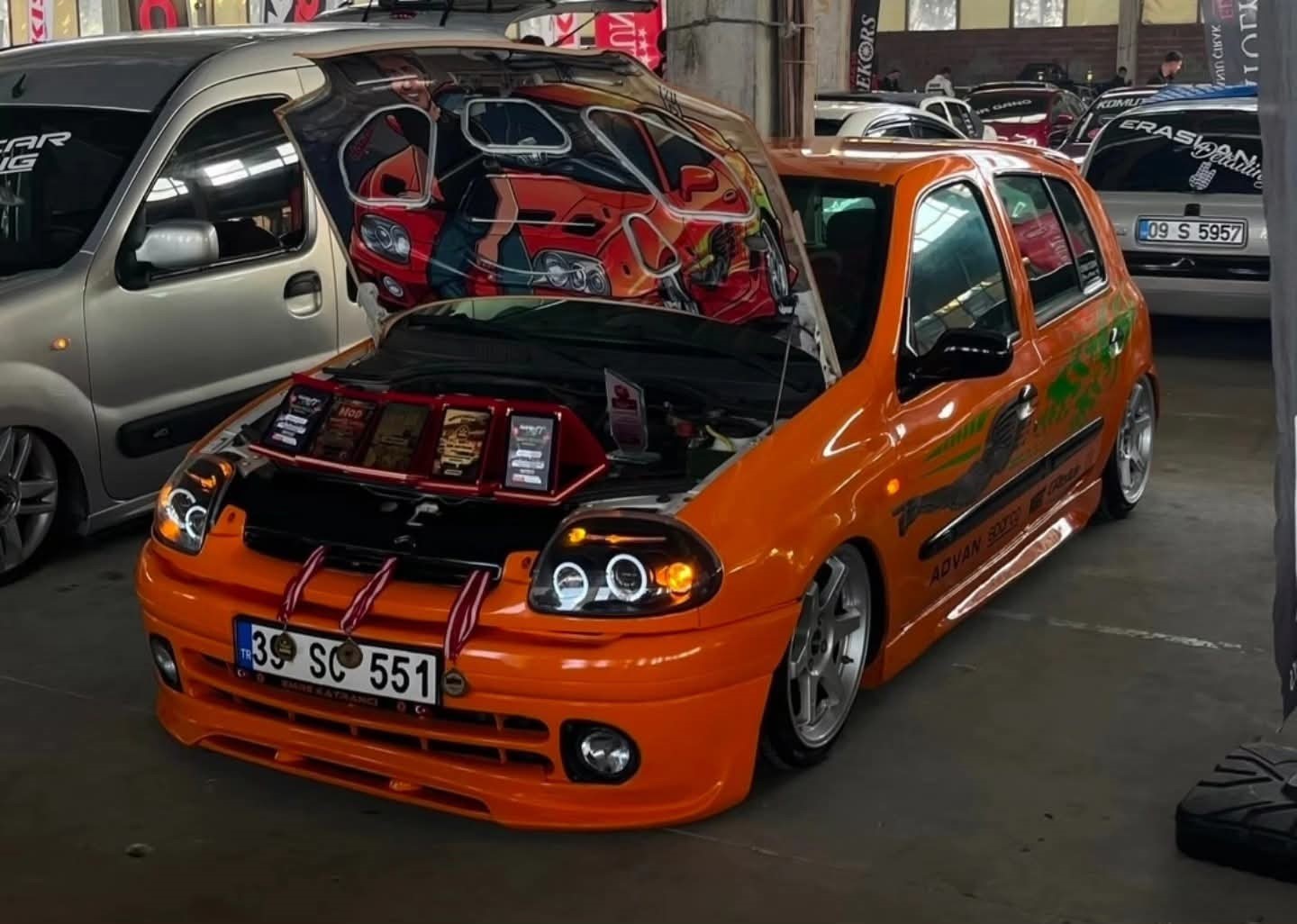 Modifiye tutkunları Pınarhisar’da buluştu
