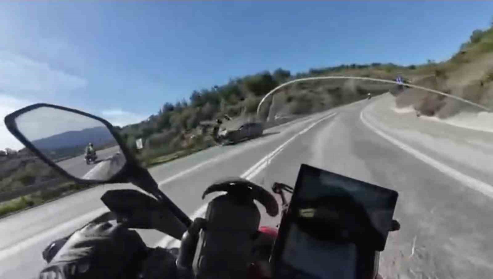 Motosiklette ölüm böyle geldi...
