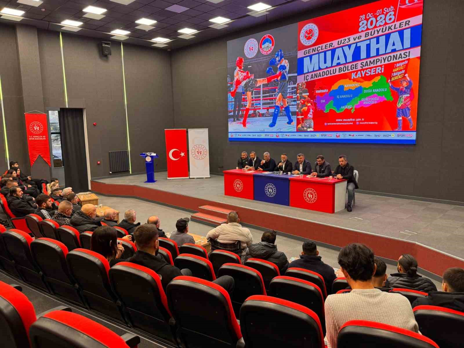 Muaythai Bölge Şampiyonası Kayseri’de yapıldı
