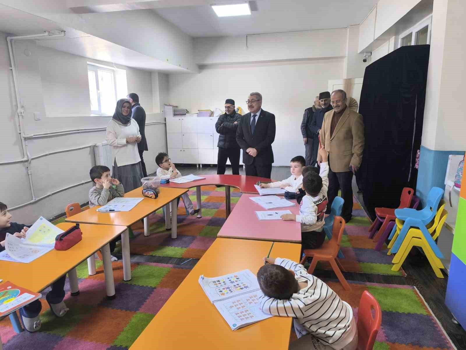 Müftü Çapçı minik yüreklere buluştu
