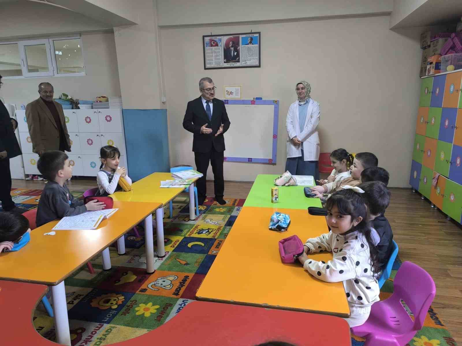 Müftü Çapçı minik yüreklere buluştu
