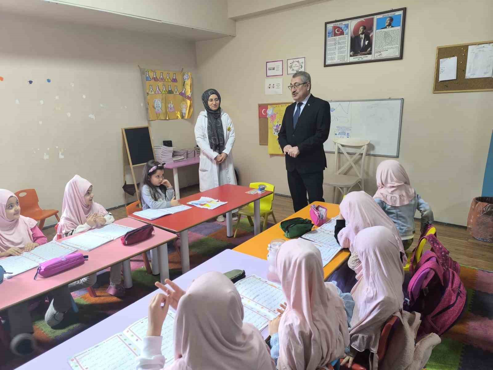 Müftü Çapçı minik yüreklere buluştu
