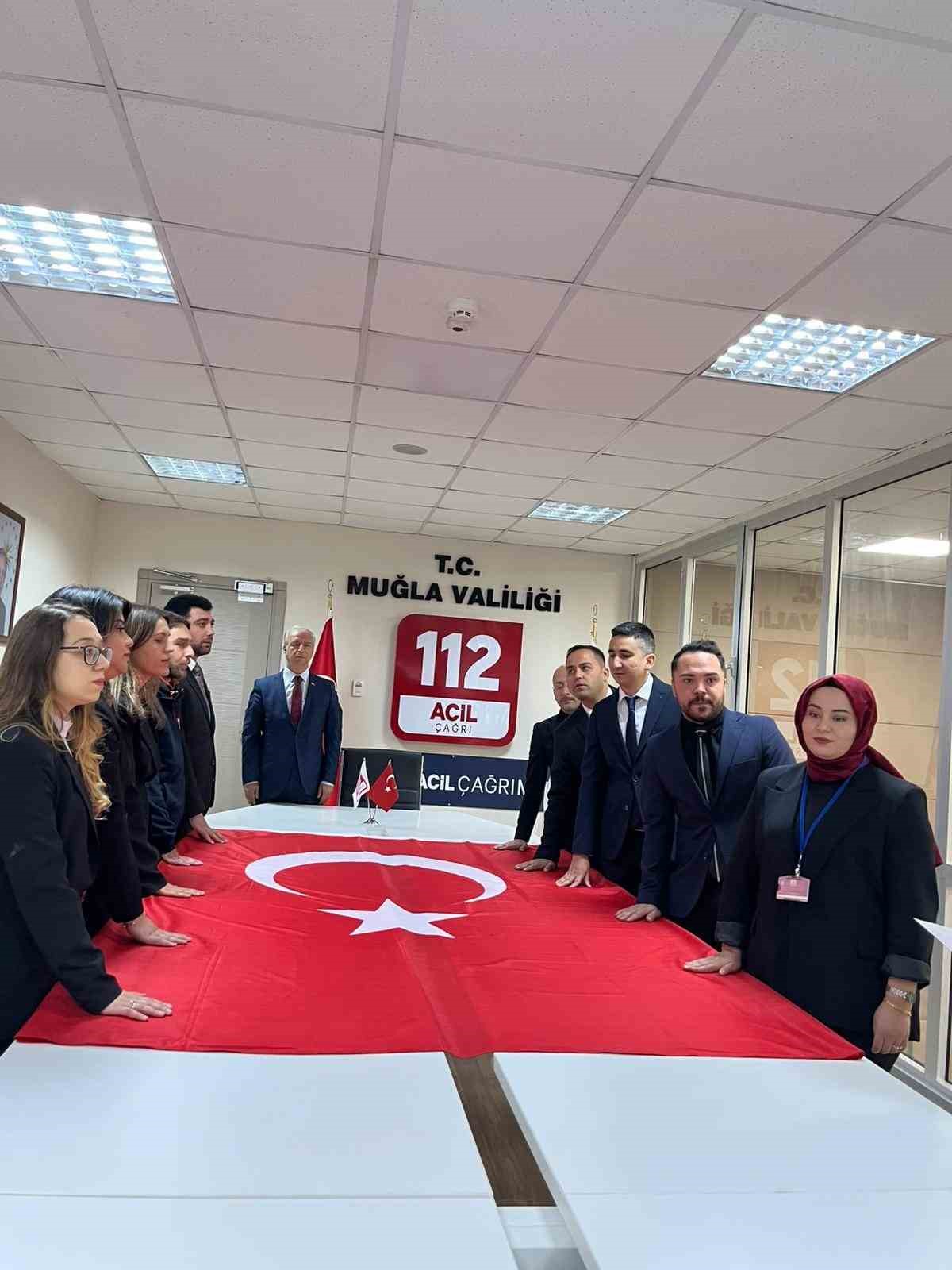 Muğla 112 Acil Çağrı Merkezi’nde yemin heyecanı
