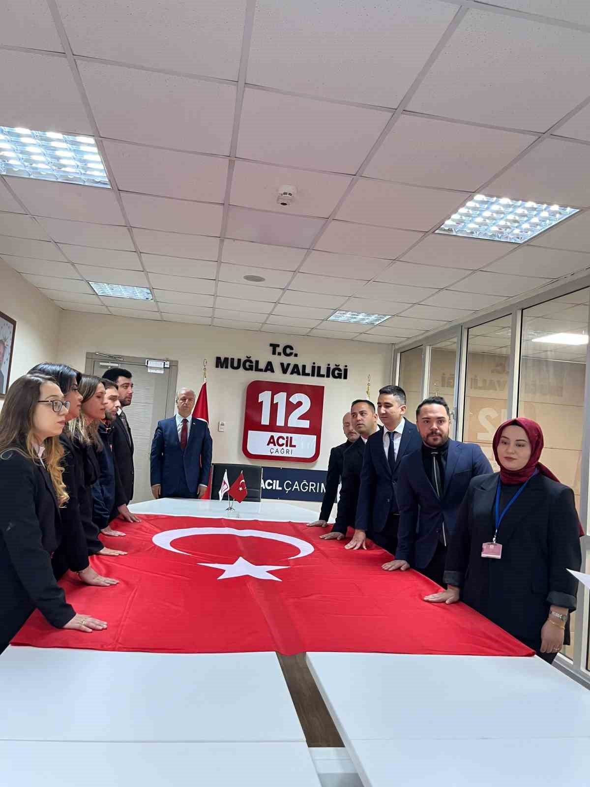 Muğla 112 Acil Çağrı Merkezi’nde yemin heyecanı
